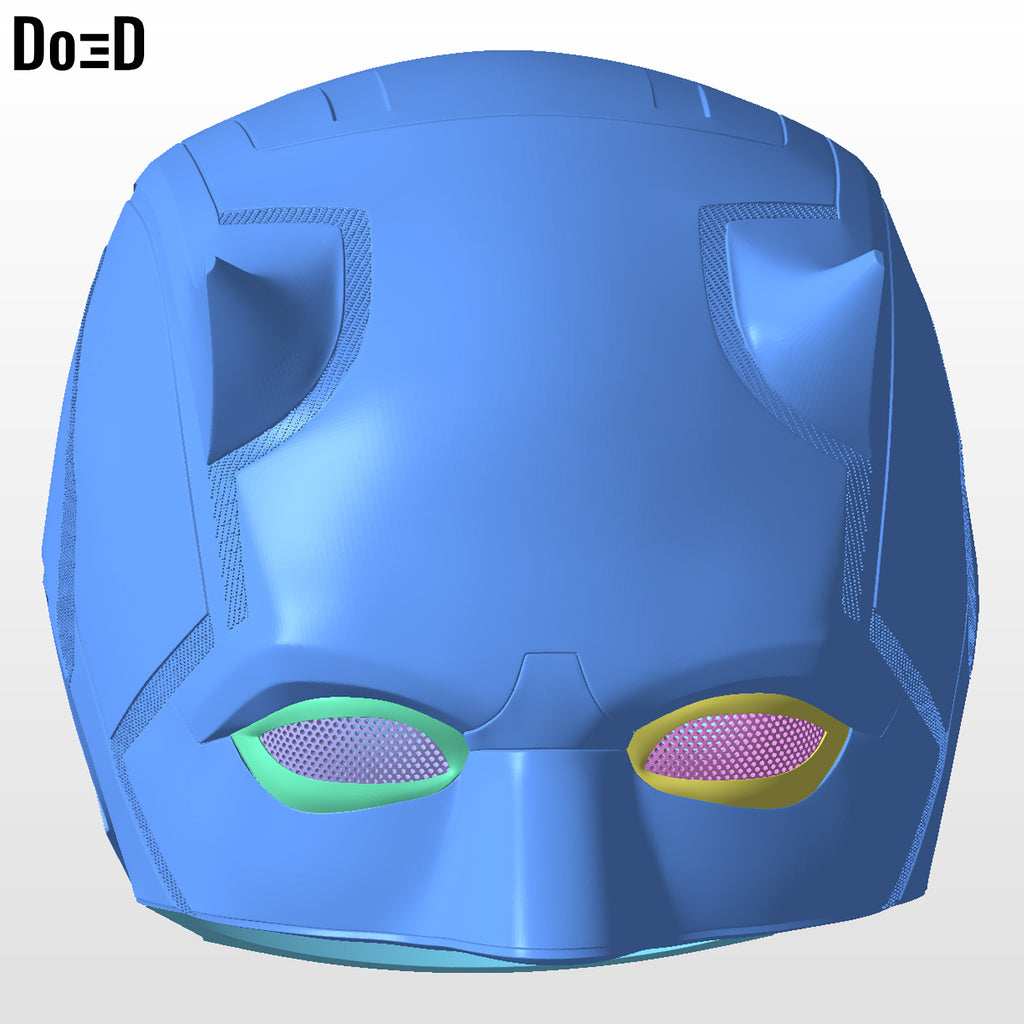Daredevil Born Again Mask Helmet | 3D Printable Model Print File STL #DB25