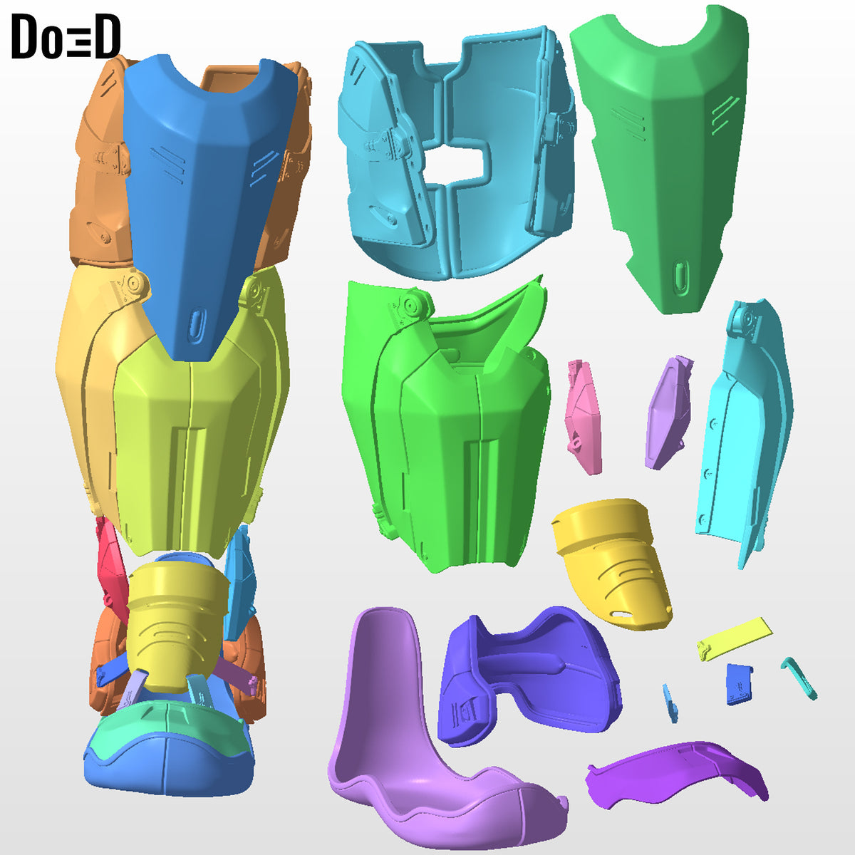 Batsuit Armor from Batman Beyond | 3D Model Project #342