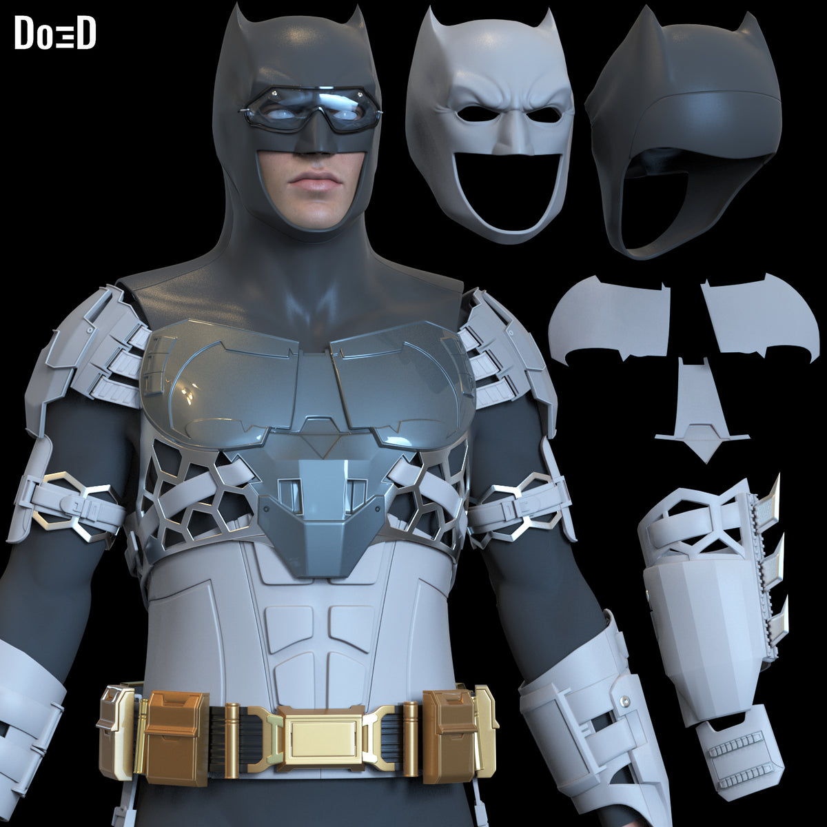Ben Affleck Batman 2023 Batsuit 3D Printable Model STL #BA27