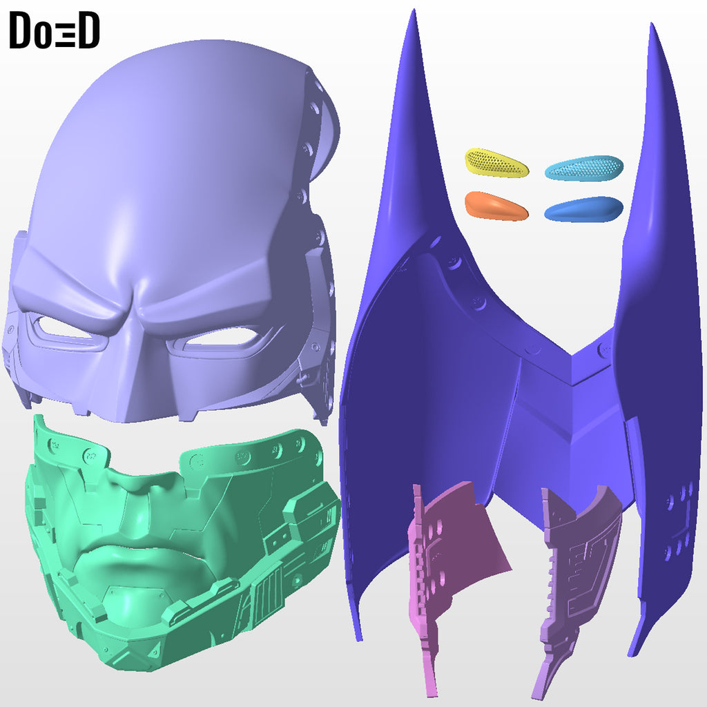 Batman Beyond Helmet  | 3D Printable Model Print File STL #311