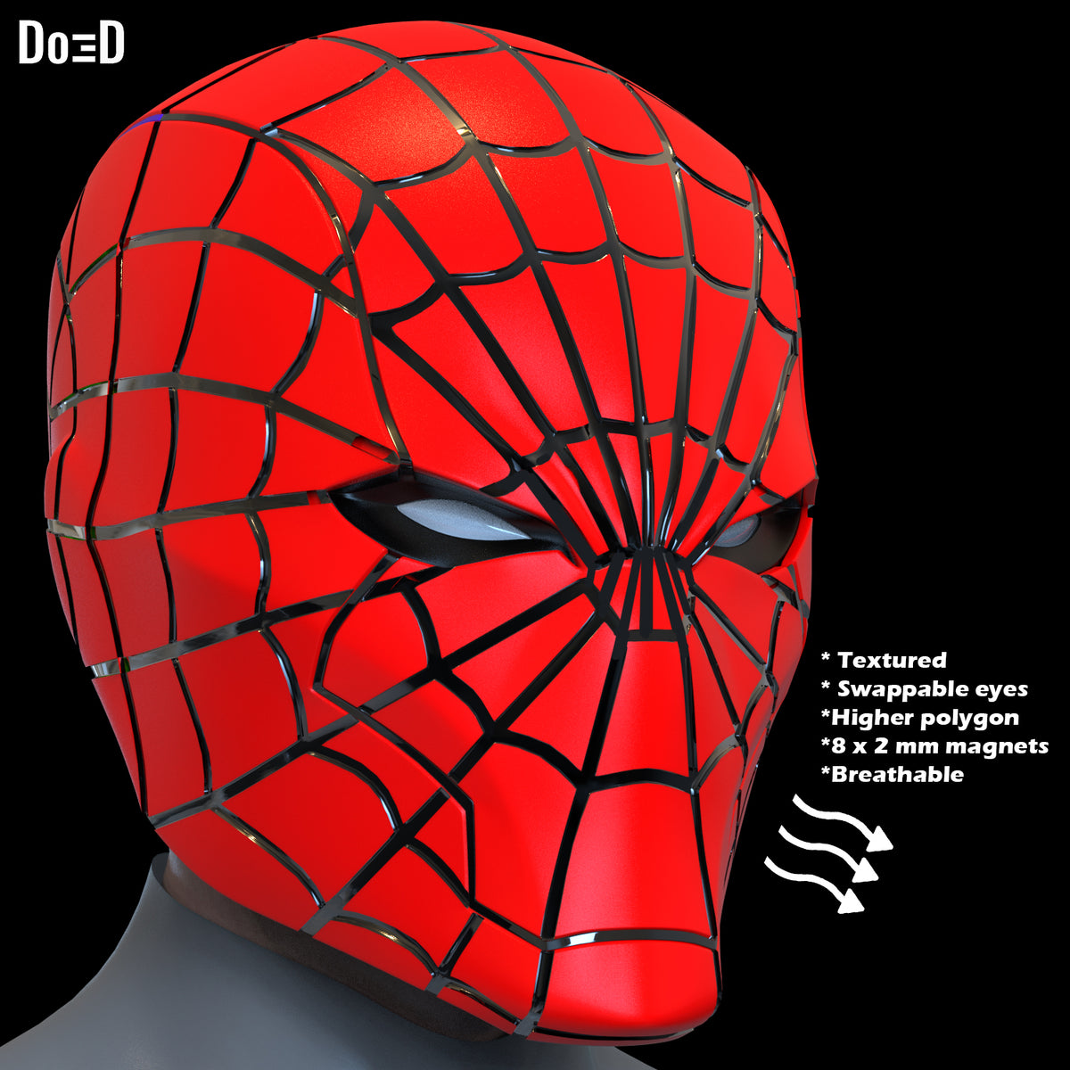Bundle of Red Hood Rebirth SpiderHood Helmets 3D Printable Model #PST2