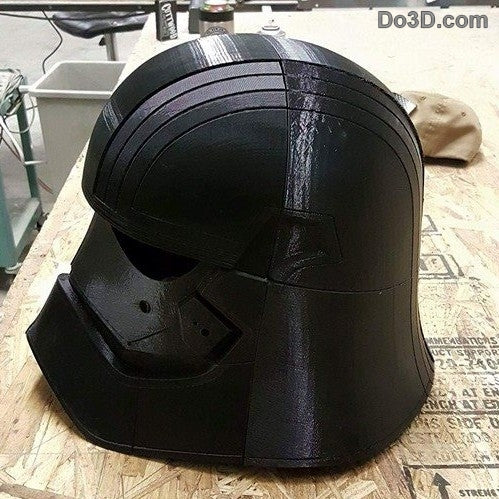 Captain Phasma Helmet + Armor Suit Star Wars | 3D Printable Model Project #32
