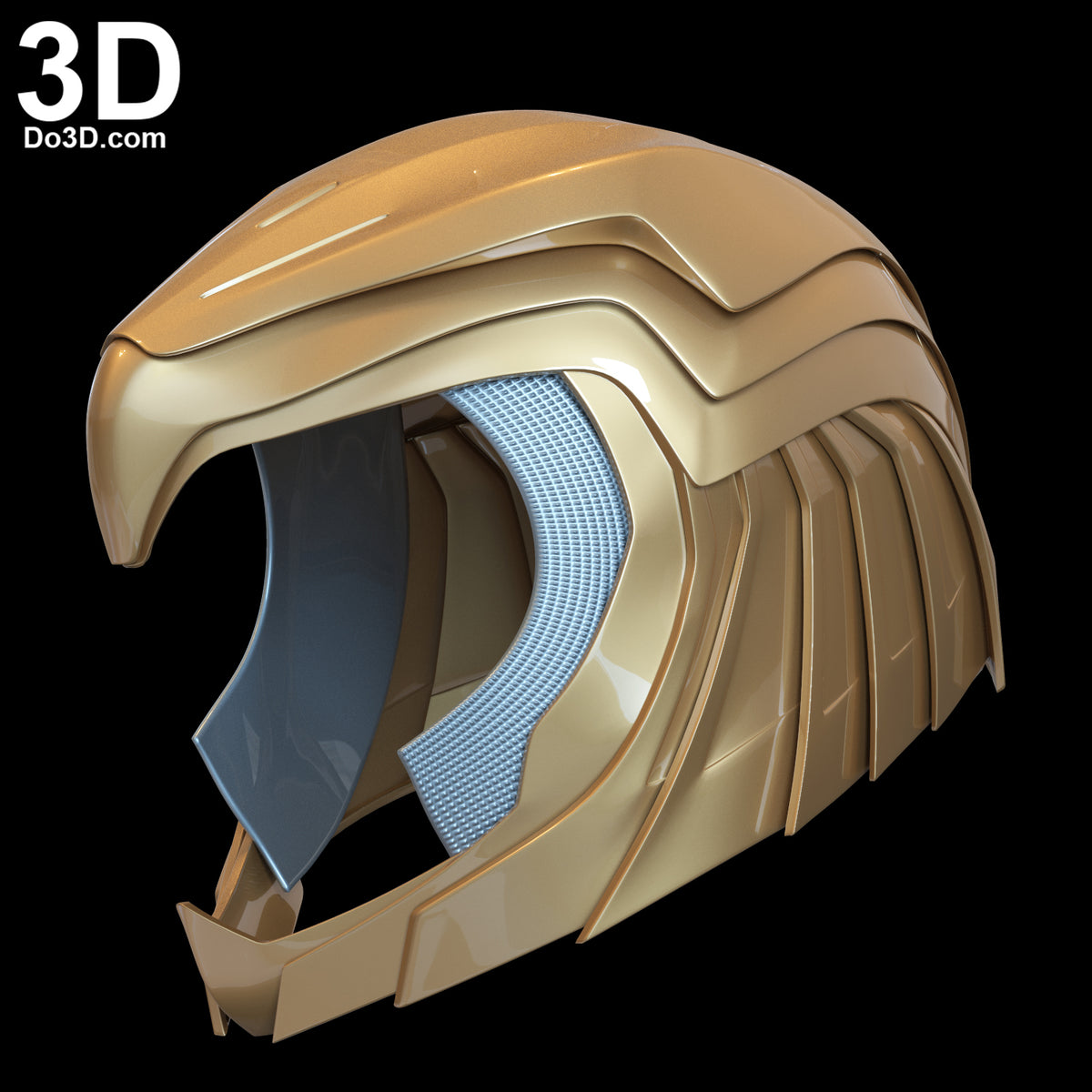 Wonder Woman Golden Eagle Helmet 1984 Diana's | 3D Model Project #6648