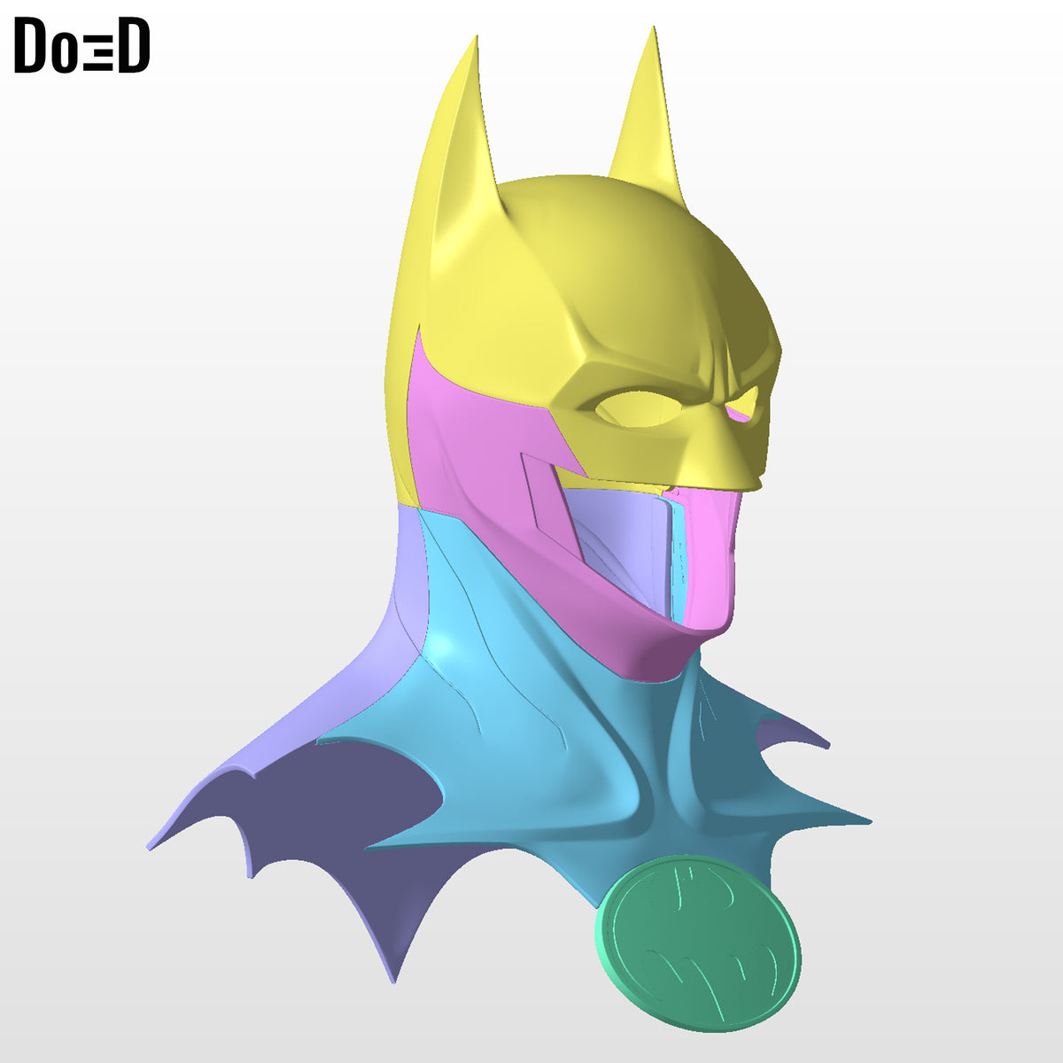 Batman 2023 Cowl Michael Keaton Helmet The Flash 3D Printable Model File STL #B1