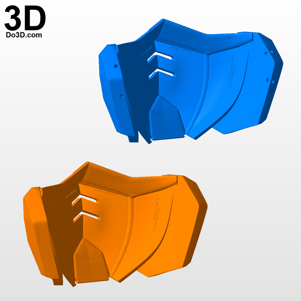 RG RX-178 Gundam Style Face Mask Covering | 3D Printable Model #F8