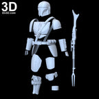 Mandalorian Original Base Armor Set | 3D Model Project #6202