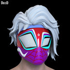 Pavitr Prabhakar Indian Spider-Man Across the Spider-Verse Helmet 3D Model #P19