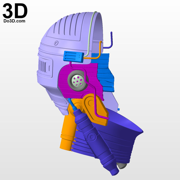 RoboCop 1987 Inner Helmet Parts | 3D Printable Model #5621