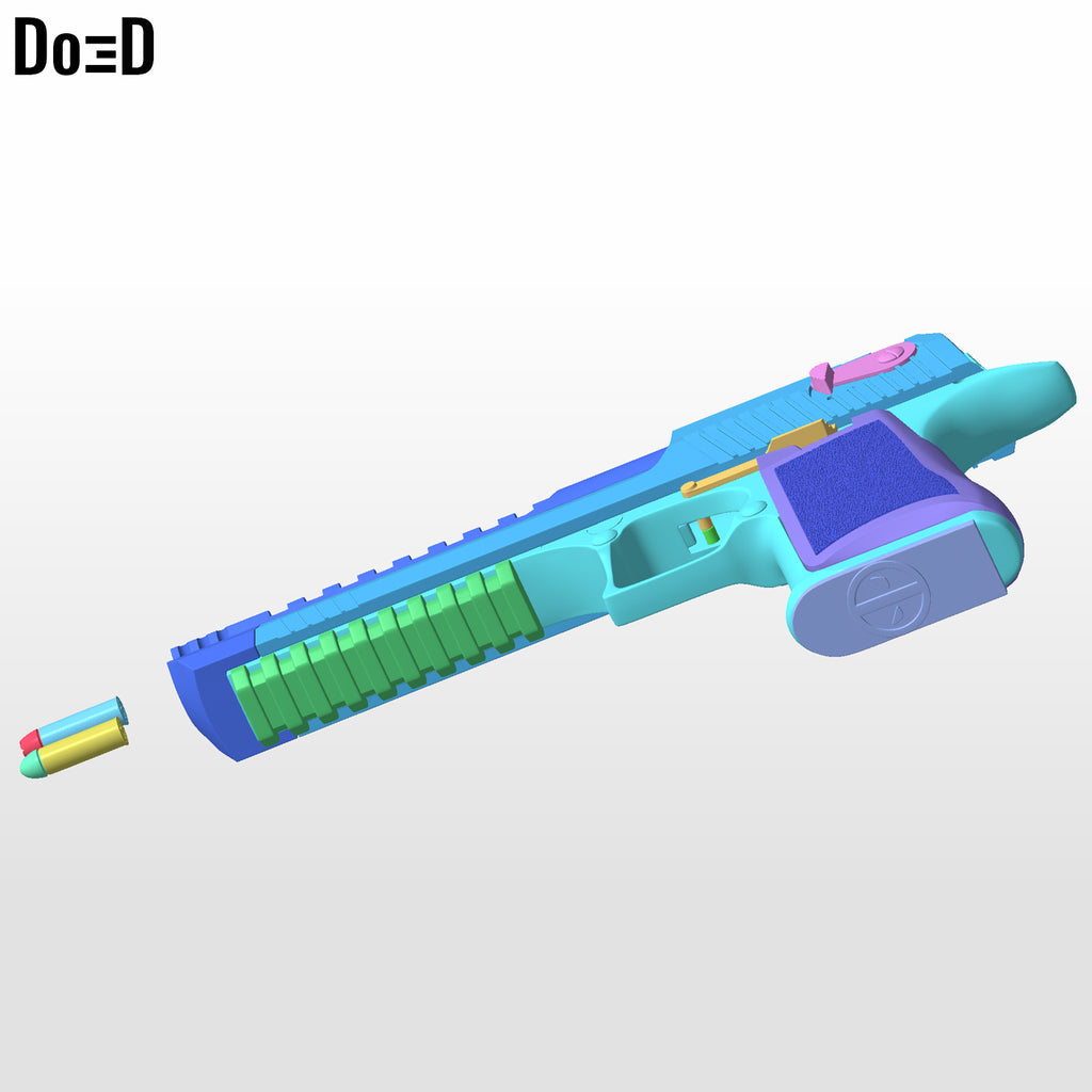 Deadpool Gun Weapon Desert Eagle Pistol Weapon Prop | 3D Printable Model #DG33
