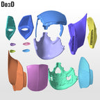 Bundle: Deadpool 3 Helmet + Wolverine Ear & Skull 3D Printable Model STL #D2619