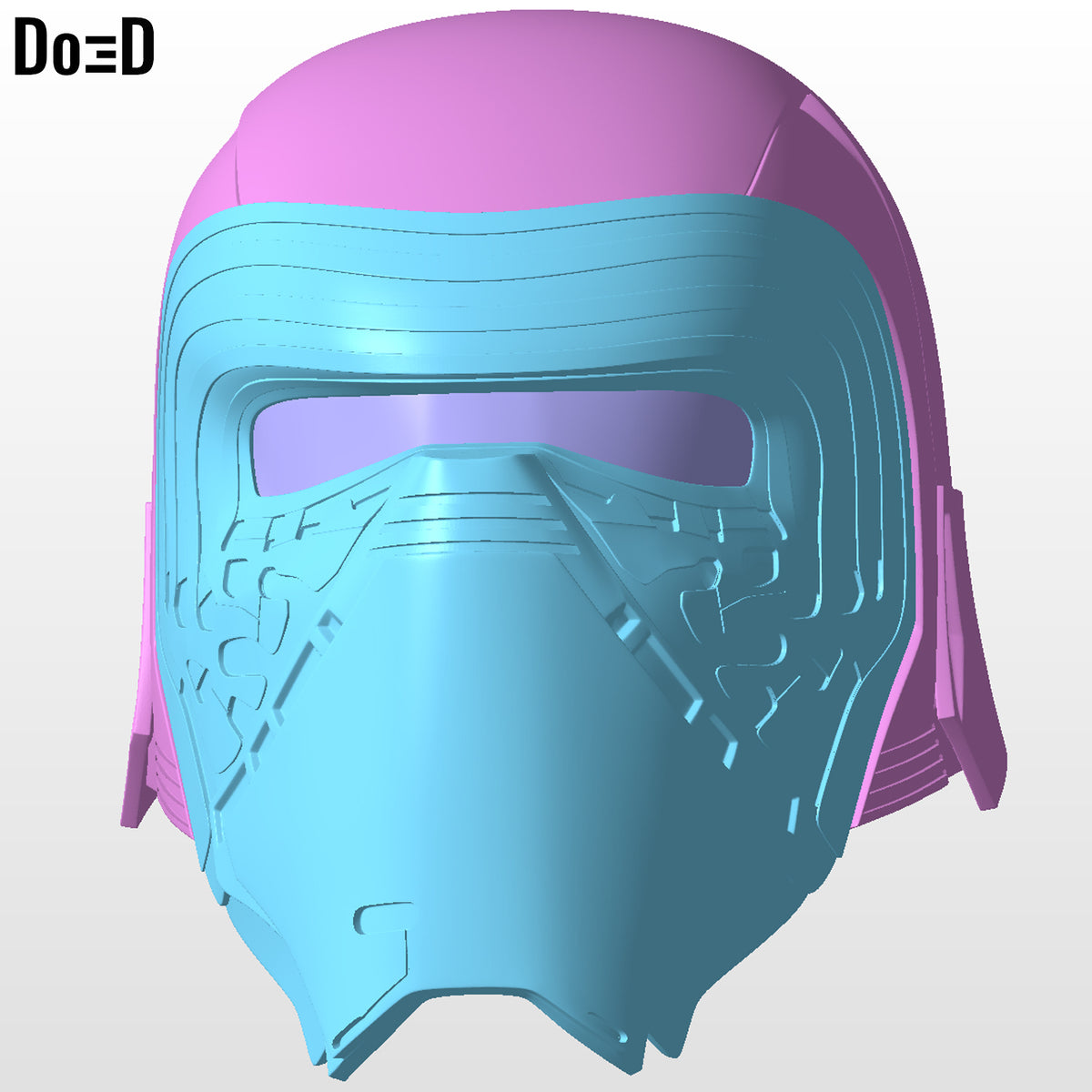 Kylo Ren Helmet from Star Wars VII: The Force Awakens | 3D Model Project #318