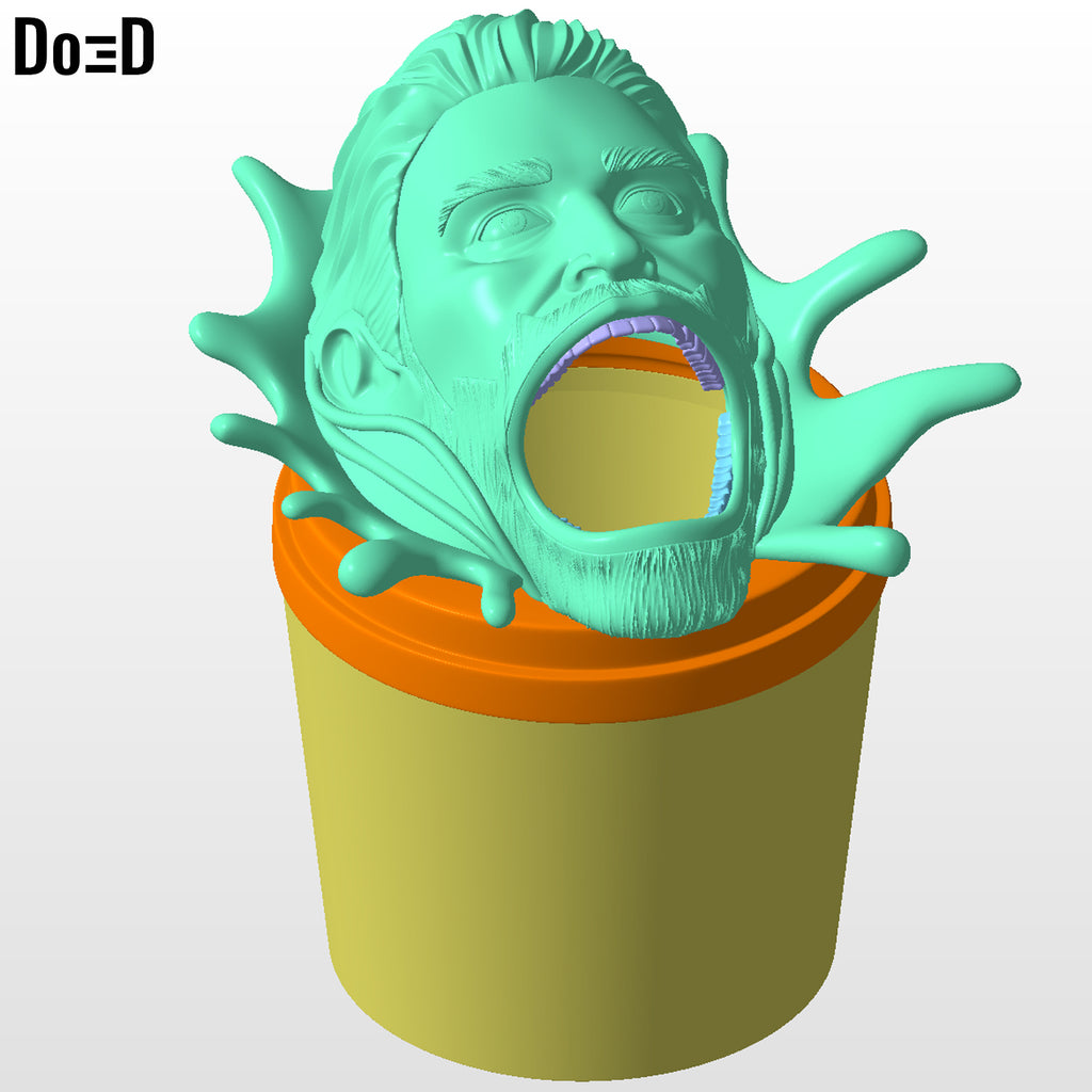 Deep Popcorn Bucket Container The Boys | 3D Printable Model STL Print File #DB15