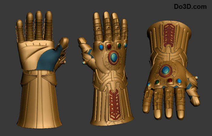 Thanos Infinity Gauntlet V1 | 3D Model Project #398