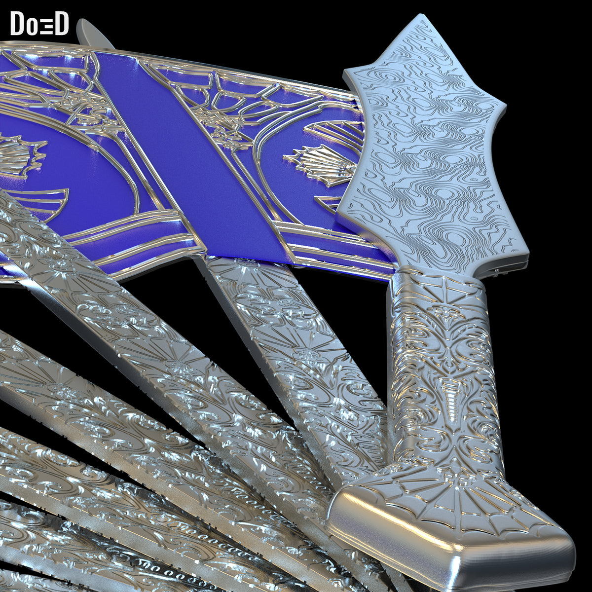 Kitana Steel Fans 2026 Mortal Kombat 2 Movie 3D Printable Model STL File #KSF623