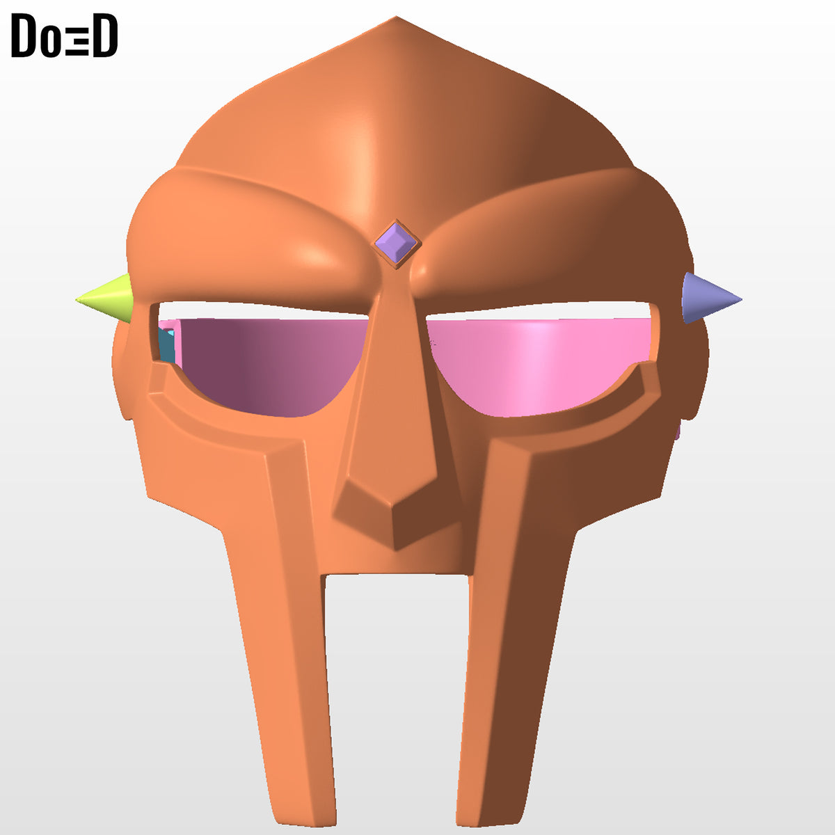 MF Doom Helmet DR. Doctor Doom Mask | 3D Printable Model Print File STL #MF92