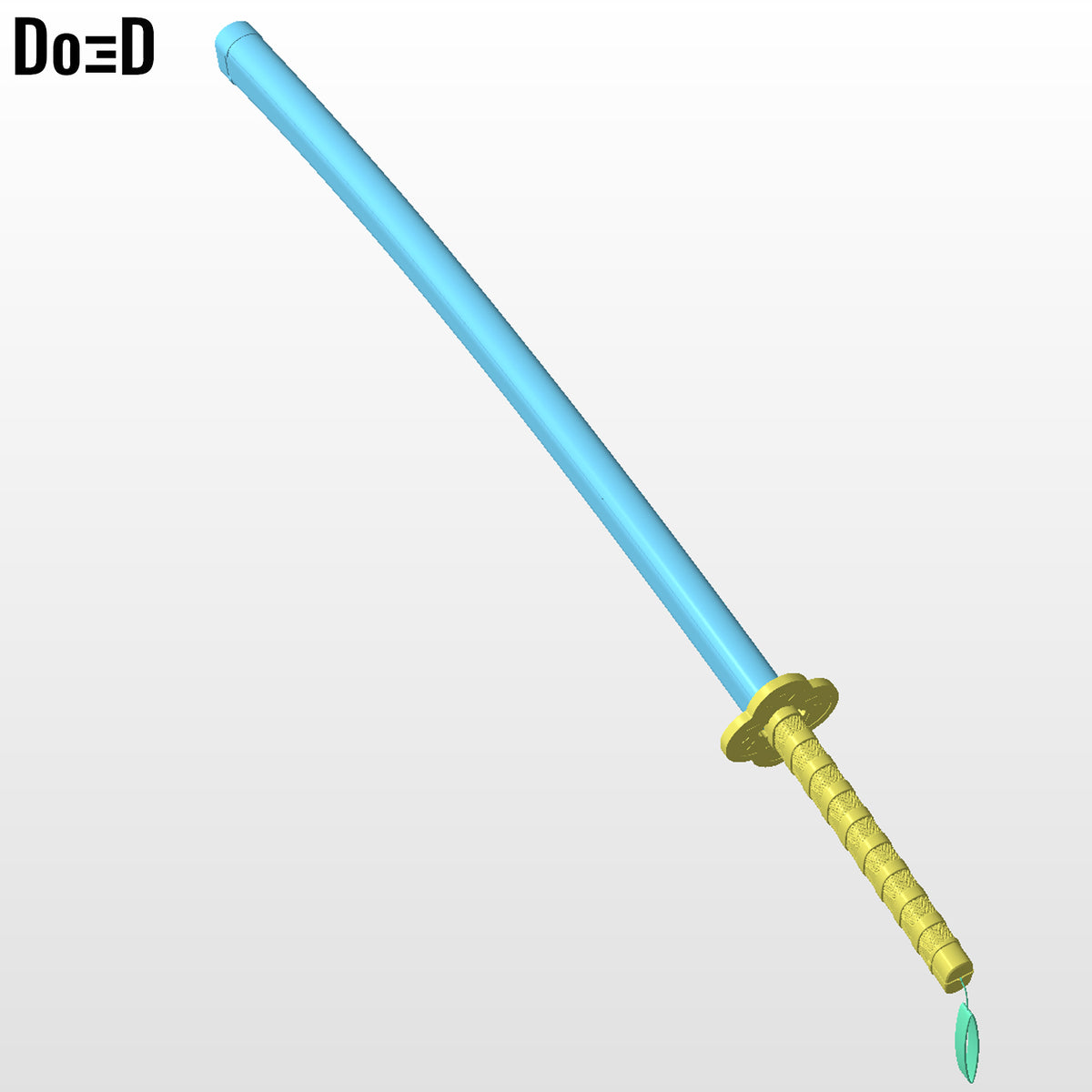 Katana Demon Slayer Zenitsu Agatsuma Sword | 3D Printable Model #ZA25
