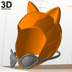 Catwoman Arkham Knight Helmet and Goggles | 3D Model Project #2435