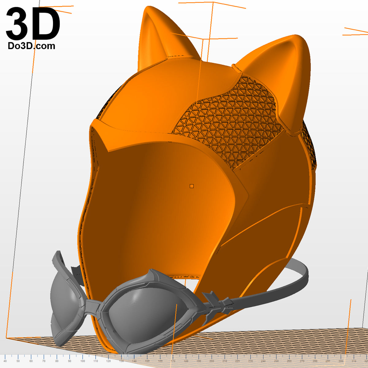 Catwoman Arkham Knight Helmet and Goggles | 3D Model Project #2435