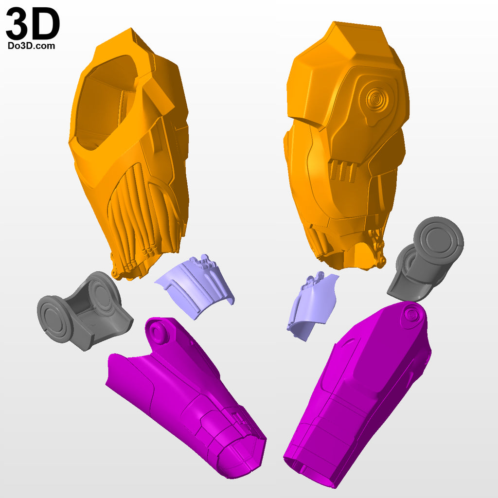 3D Printable Model: Robocop 2014 Silver Arm | File Format: STL #N50