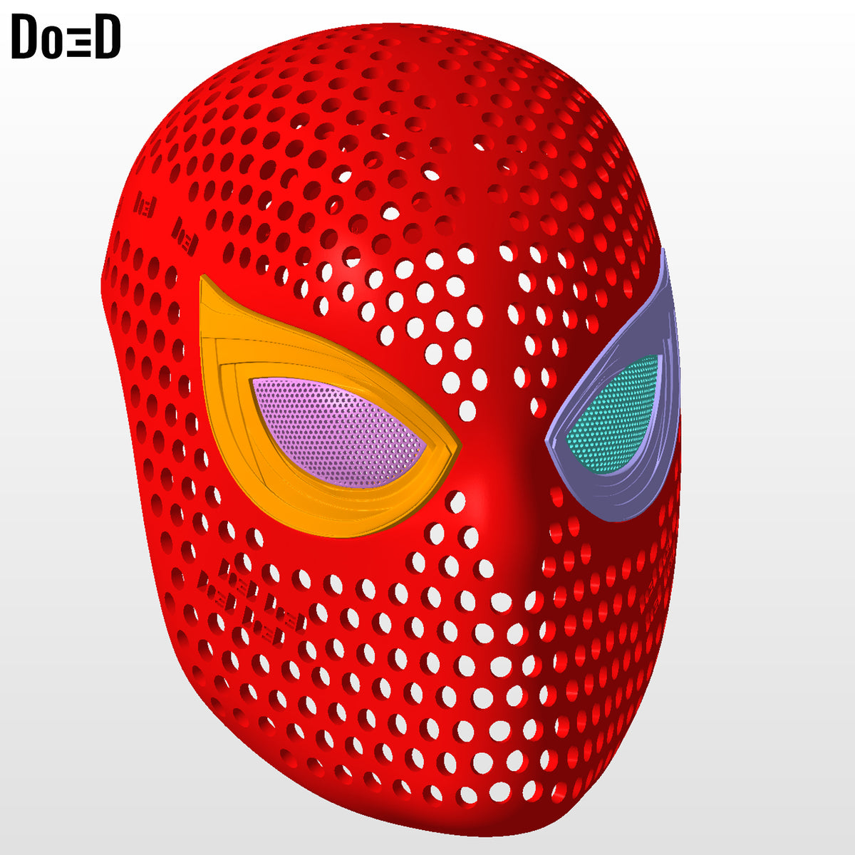 Spider-Man Homecoming Mask Face Shell Helmet Cowl | 3D Printable Model STL #1760
