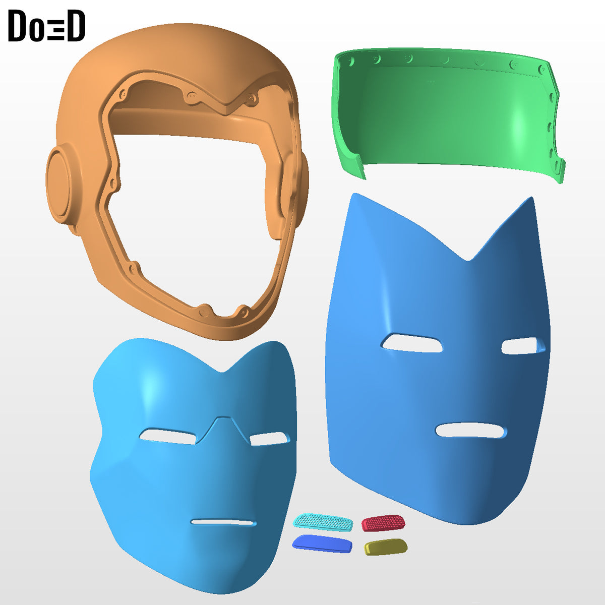 Iron Man Classic Tony Stark Comic Style Helmet | 3D Printable Model  #15737