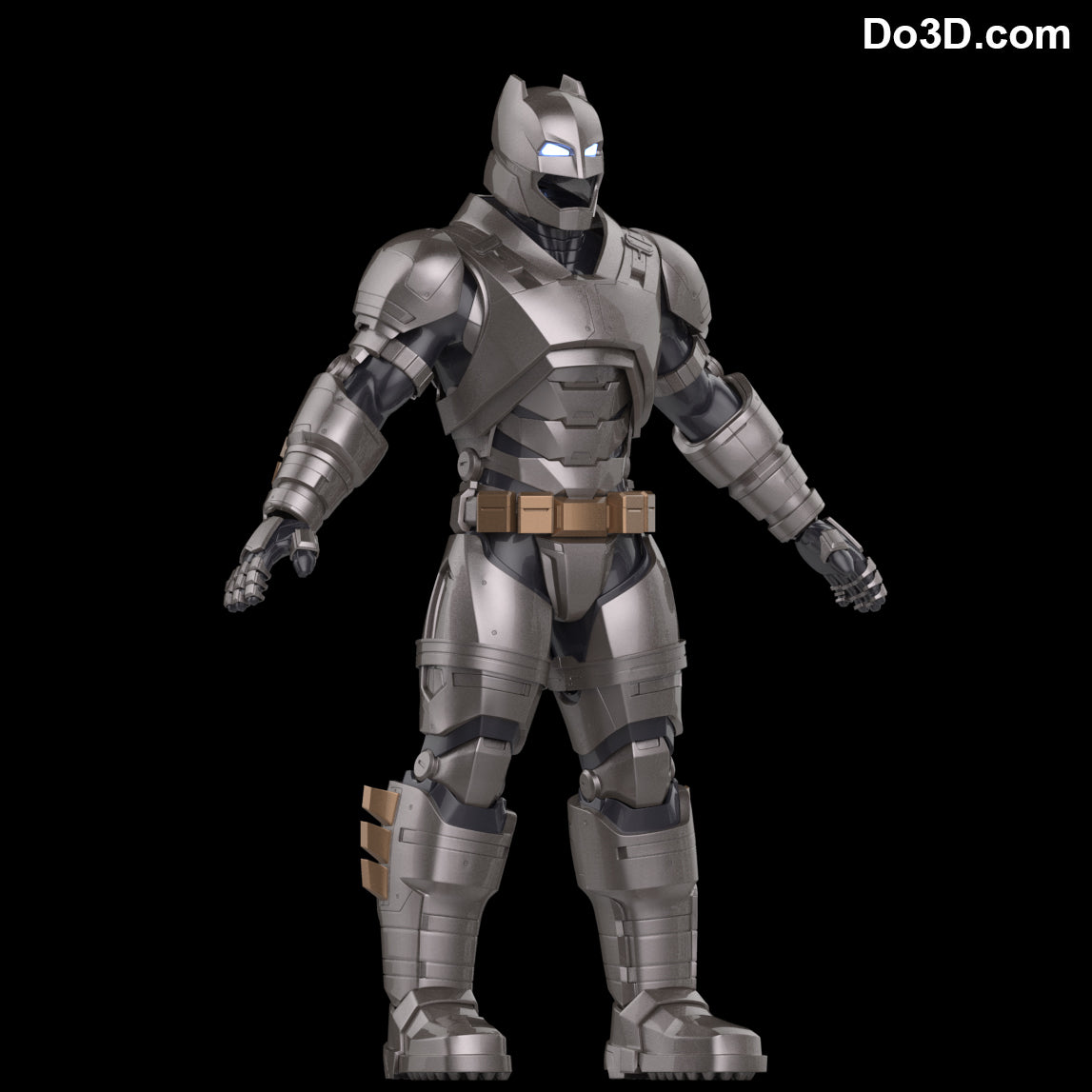 Armored Batsuit Batman v Superman BVS DOJ Helmet + Armor, 3D Printable Model #44