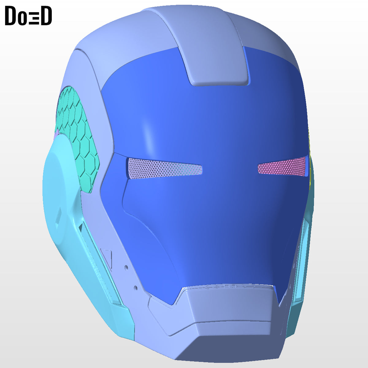 Iron Man Mark XXXIX Gemini Armor MK 39 Starboost 3D Printable Model STL File #37