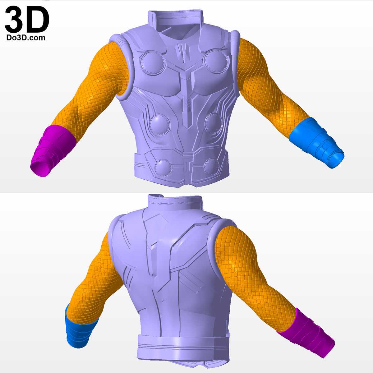Thor Vest Armor, Arm, Gauntlet Infinity War | 3D Model Project #4430