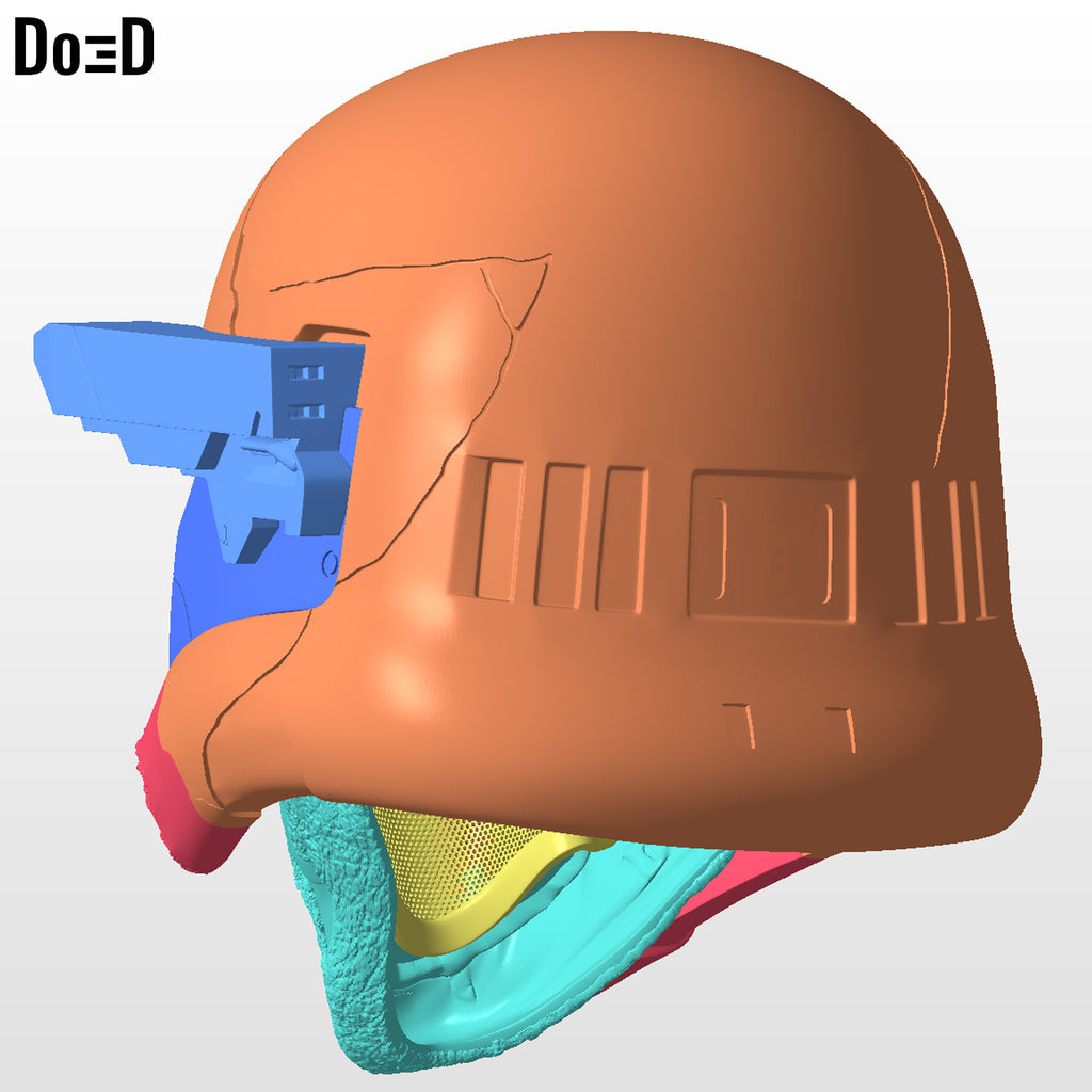 Battle Damaged Death Trooper Ahsoka | 3D Printable Model STl #ZT42