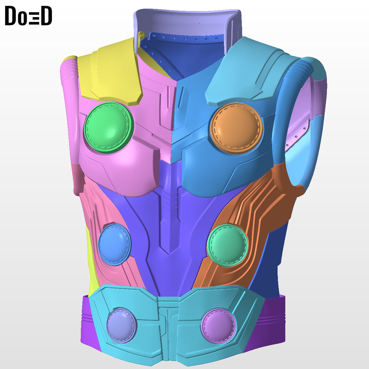 Thor Vest Armor, Arm, Gauntlet Infinity War | 3D Model Project #4430