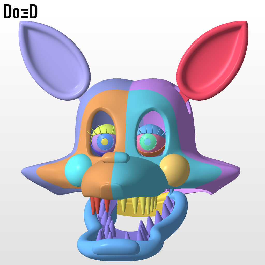 Mangle Toy Foxy Five Nights At Freddy's 2 FNAF | 3D Printable Model #FF225