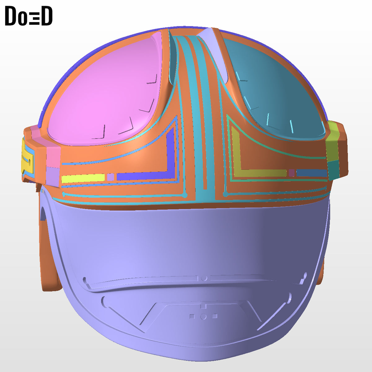Tron 1982 Helmet OG Classic Kevin Flynn | 3D Printable Model #OGT13