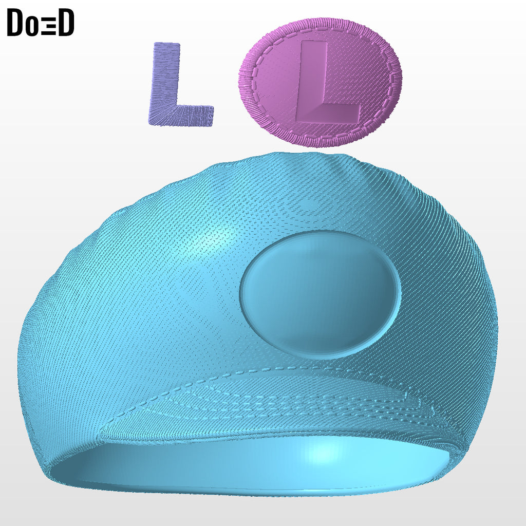 Bundle: Luigi Super Mario Helmet | 3D Printable Model #BSM89