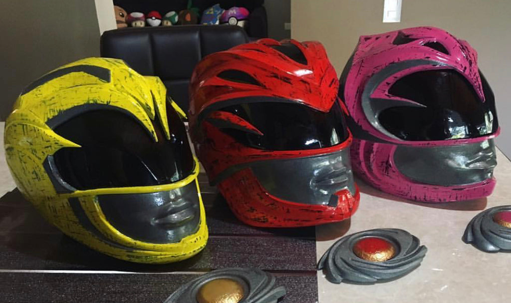 The Pink Ranger Helmet from New Power Rangers 2017 | 3D Model Project #1693