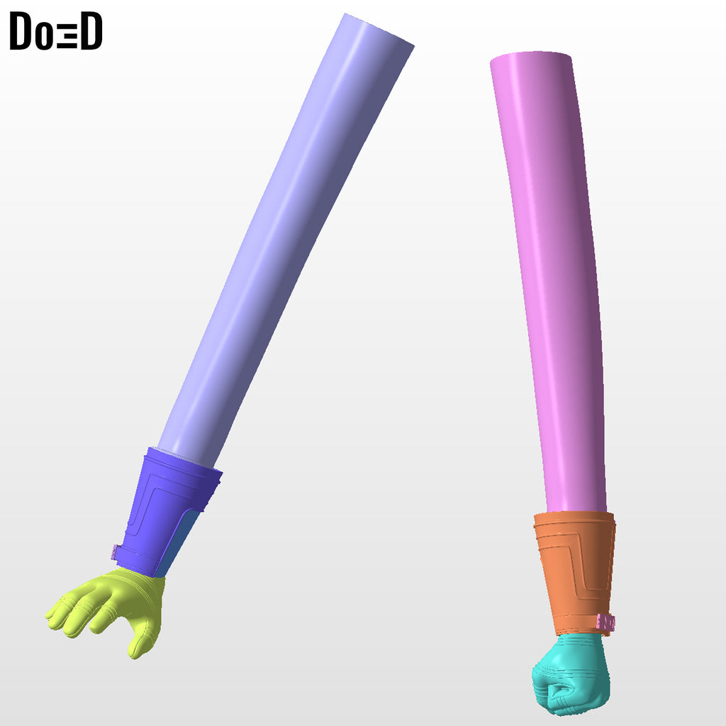 Stretchy Arms Mister Fantastic STL Files / Fantastic Four Cosplay 3D Model #MF11