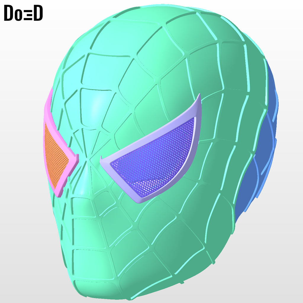 Spider-Man 2002 Raimi Mask Face Shell Helmet | 3D Printable Model STL File #4128