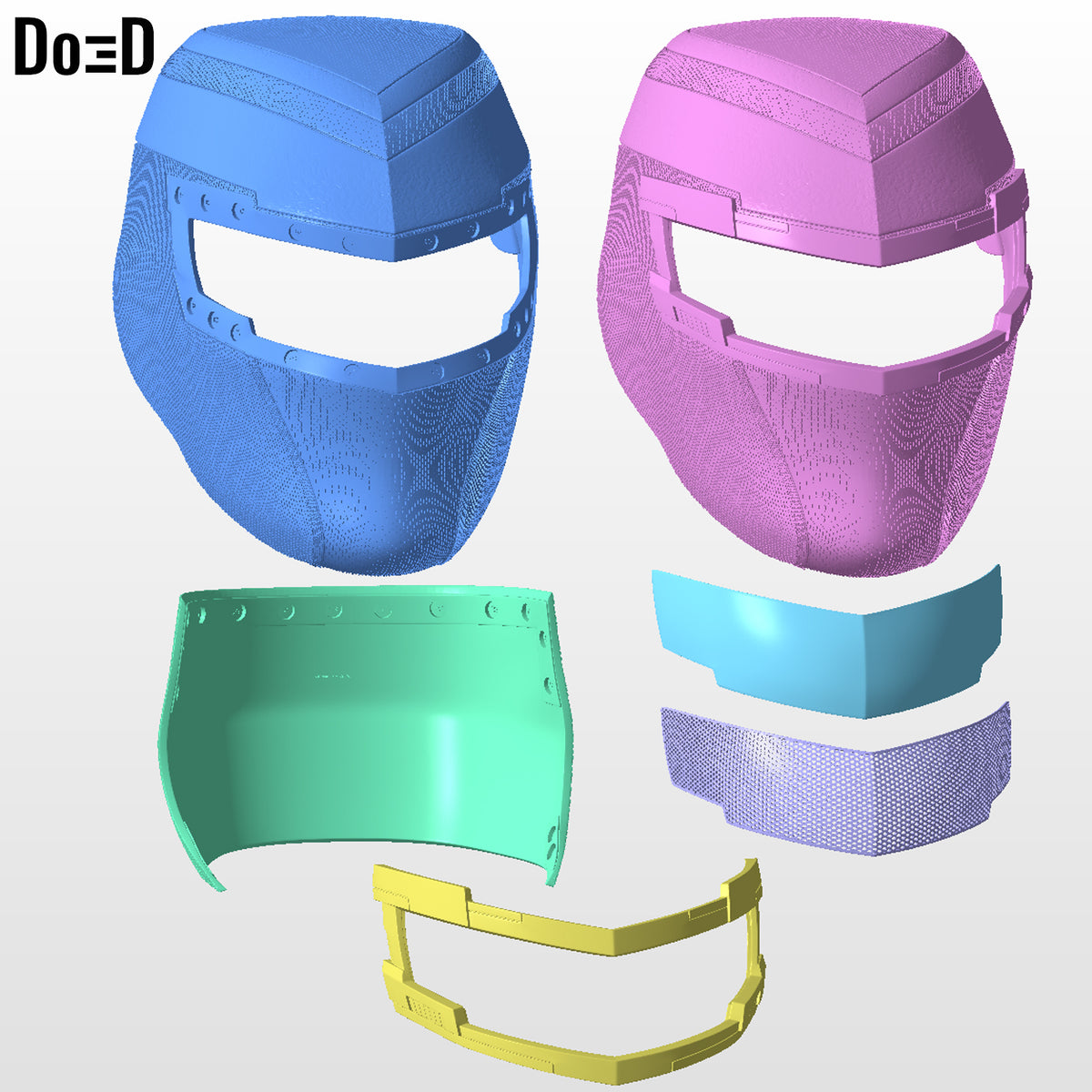 Vigilante Helmet Adrian Chase from Peacemaker 3D Printable Model STL File #V283