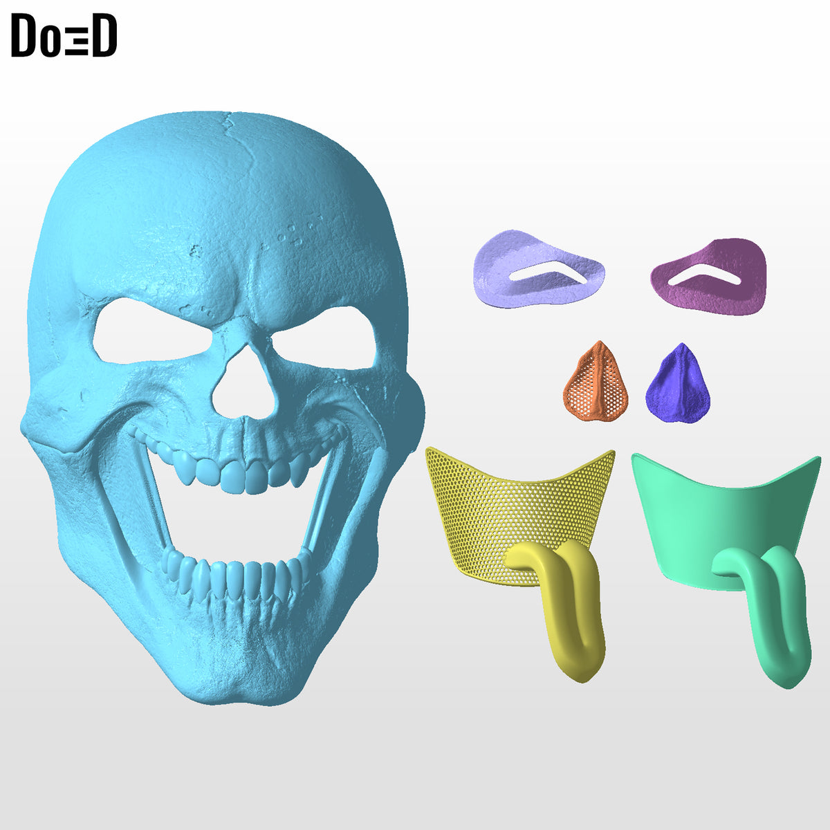 Wazzup Skeletor Mask Masters of the Universe Scary Movie 3D Print File STL #WS92