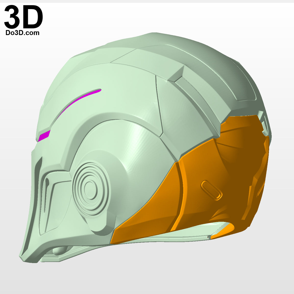 Sci-fi Robot Helmet Do3D 002 | Scifi Sci Fi Concept 3D Printable Model #4733