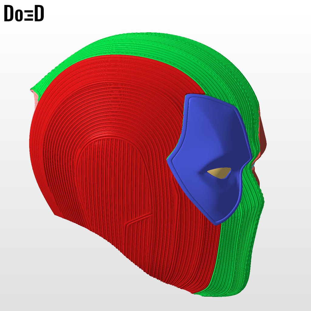 Deadpool DEX Do3D Variant helmet | 3D printable model file #DZ691