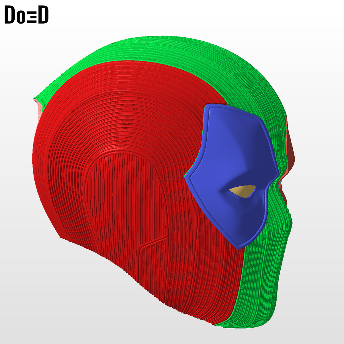 Deadpool DEX Do3D Variant helmet | 3D printable model file #DZ691