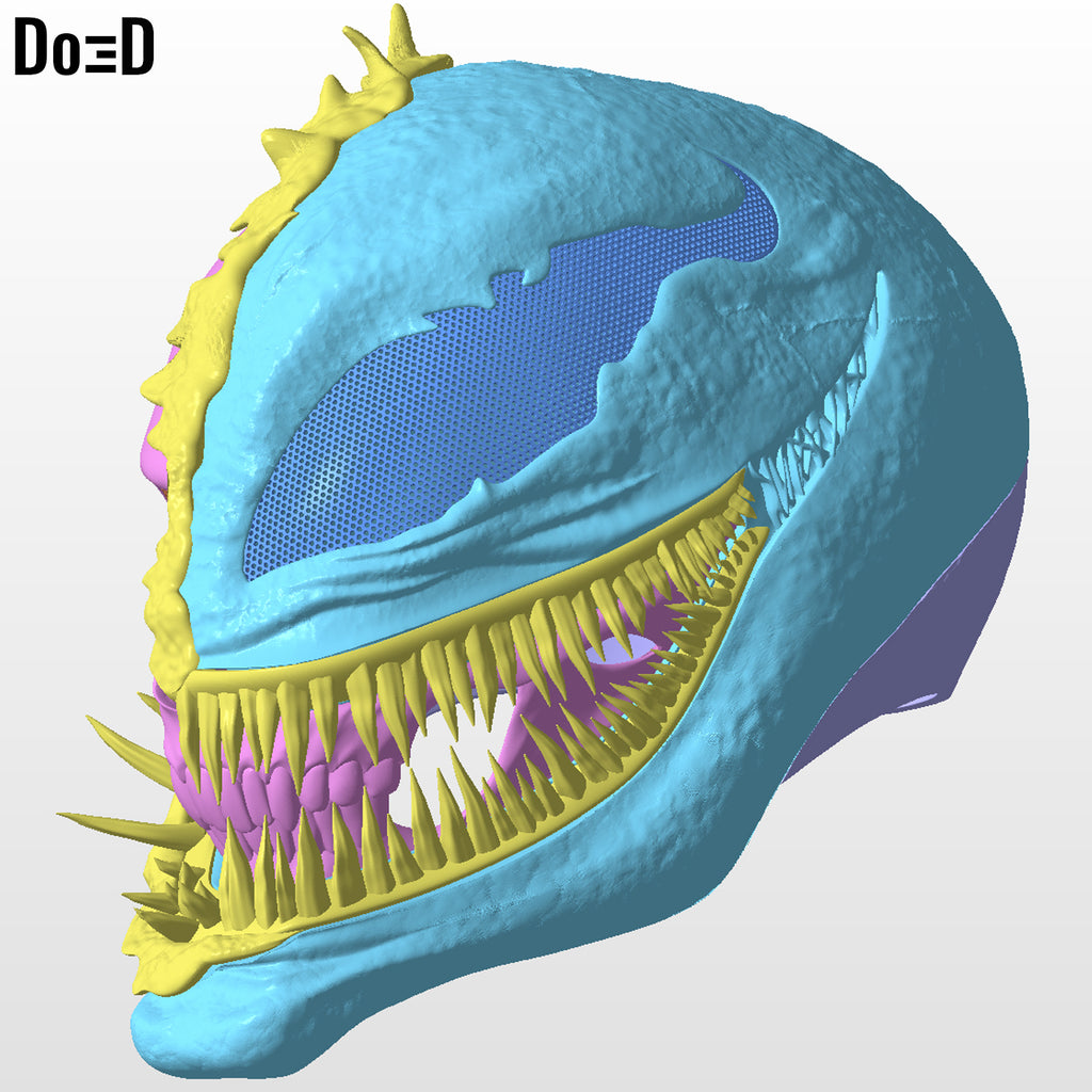 Venomized Skull Venom Helmet | 3D Printable Model #VS59