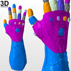 I am Iron Man Nano Infinity Gauntlet Damaged | 3D Printable Model #5880