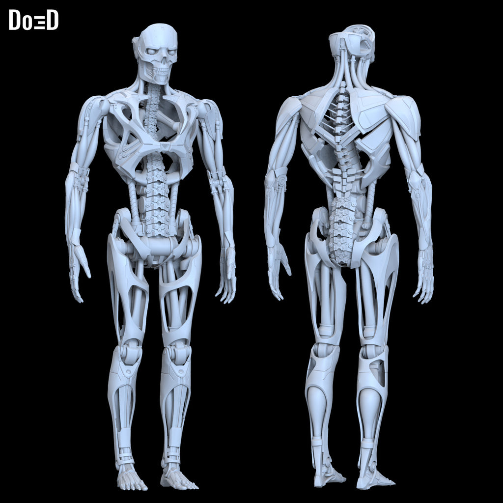 Terminator Rev-9 Statue | 3D Printable Model #TR9