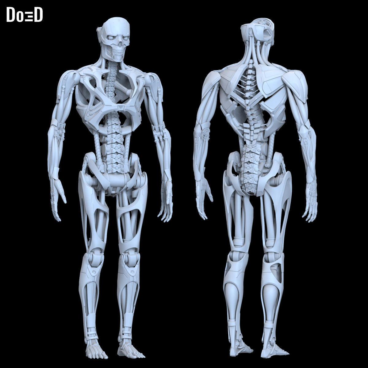 Terminator Rev-9 Statue | 3D Printable Model #TR9