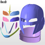 Captain Super Nova Corp Soldier Helmet Whatif 2 | 3D Printable Model STL #C771