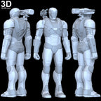 Iron Man Avengers Team Suit Armor Mark VI MK 6 Endgame 3D Printable Model #A591