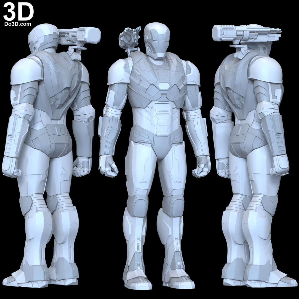 Iron Man Avengers Team Suit Armor Mark VI MK 6 Endgame 3D Printable Model #A591