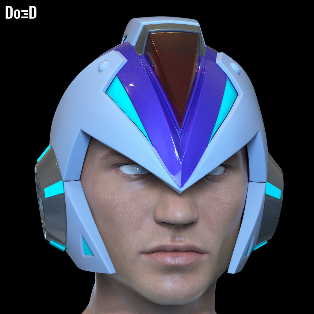 Mega Man X Helmet | 3D Printable Model #MM4