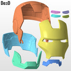 Iron Man Mark II Helmet (MK 2) | 3D Printable File #N37